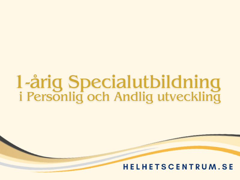 Bli Helhetsterapeut - 1-årig specialutbildning hos Tessans Helhet